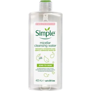 میسلار واتر ( پاک کننده آرایش ) آبرسان سیمپل مدل kind to skin