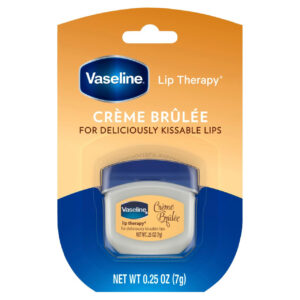 بالم لب کاسه‌ای وازلین مدل کرم بروله | Vaseline Lip Therapy Crème Brûlée